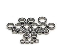 Para Traxxas Para Hoss 4x4 90076-4 1/10 Kit Completo 21 Rodamientos Bolas Acero Cromado Sellados Con Goma Negra Prelubricados Mejora Tu Coche RC Maquetas Rodamientos Rc