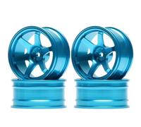 Para Traxxas Para HSP Para Tamiya Para HPI Para Kyosho Para RedCat Para Sakura 1/10 Llanta Ruedas Deriva 6mm Offset RC Carretera Coche Para Rock Piezas Llanta Rc(Blue)
