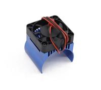Para Traxxas Para Kraton Para Talion Para Typhon Para E-Revo Para E-Maxx Para Summit Para Arrma 1/10 1/8 Disipador Calor Del Ventilador Del Motor 42Mm Coche RC Componentes(Blue)