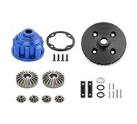 Para Traxxas Para Maxx Para Slash 1/10 1/8 Kit Diferencial Trasero Completo Metal 37T 13T Piezas Accesorios Coches RC Reemplazos Reparaciones Accesorios coches RC(Blue)