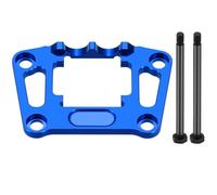 Para Traxxas Para Mini Para Maxx 1/16 Aleación De Aluminio Reforzar El Soporte Del Enlace Del Mamparo Trasero 2S Piezas De Actualización Del Coche RC Maquetas Orugas RC(Blue)