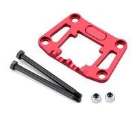 Para Traxxas Para Mini Para Maxx 1/16 Montaje Mamparo Trasero Aleación Aluminio Fortalece Las Piezas Mejora Modelo Accesorio Reemplazo Orugas Piezas ReparacióN Rc(Red)
