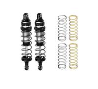 Para Traxxas Para Mini Para Maxx 107154-1 87MM Aleación Delantera Y Trasera Ajustable Piezas Actualización Amortiguador Resorte Piezas Amortiguador RC(Silver)