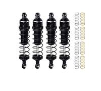 Para Traxxas Para Mini Para Maxx 87 Mm Aleación Delantero Trasero Amortiguador Resorte Ajustable RC Piezas Mejora Amortiguador Roscado(Black)