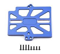 Para Traxxas Para Mini Para Maxx MAX10 2S 3S Placa Montaje ESC Metal Piezas Actualización Para Monster Truck RC Car Accesorios Piezas(Blue)