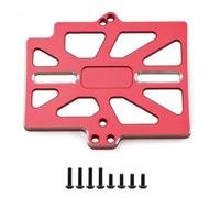 Para Traxxas Para Mini Para Maxx MAX10 2S 3S Placa Montaje ESC Metal Piezas Actualización Para Monster Truck RC Car Accesorios Piezas(Red)