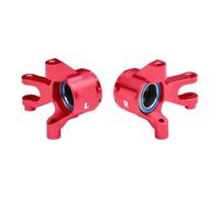 Para Traxxas Para Mini Para Maxx Para XRT-108076-1 GPM 7075 Bloques Dirección Delantera Aleación Aluminio Rodamiento Gran Tamaño Piezas Coche RC Cazoleta DireccióN Rc(Red)