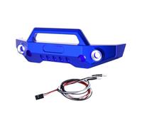 para Traxxas para Mini para Maxx Parachoques Delantero Aleación Metal con Luz RC Piezas Coche Actualizaciones Accesorios Reemplazos Modificaciones RC Parachoques