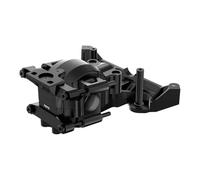 Para Traxxas Para Mini Para Maxx/XRT/Para Slash GPM 7075Alu Frontal Superior Inferior Mamparo RC Piezas Reparación RC Mejoras(Black)