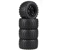 para Traxxas para Rustler para Stampede para Hoss 1/10 4x4 Big Foot Neumáticos 12 Mm Bujes Hexagonales Camión RC Ruedas 2.8 Insertos Espuma Piezas