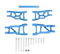 Para Traxxas Para Slash 2WD Para Vxl Para Nitro Para Slash Para Raptor 1/10 RC Piezas De Actualización De Coche Juego De Brazo De Suspensión Delantera Y Trasera De Metal Repuestos Juguetes RC(Blue)
