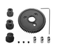 para Traxxas para Slash 4x4 2Wd para Vxl para Rally para Stamped RC Metal Acero 54T 32P Engranaje Recto con Juegos Piñones 15T/17T/19T Reemplazar Piezas 3956 Piezas Automóviles RC