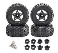 para Traxxas para Slash para Arrma para Senton para Vkar Sctx10 4 Neumáticos 109 Mm 1/8 Y 1/10 RC Cortas con Hexágono Interior 12 Mm 14 Mm Y 17 Mm Piezas