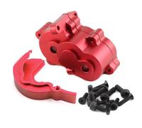 para Traxxas para Slash para E-Revo para Summit 1/16 Carcasa Metálica para Caja De Cambios Tapa De Engranajes 7091 7379R Piezas De Mejora para Coche RC RC Caja De Cambios(Red)