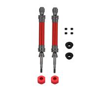 Para Traxxas Para Slash Para Rustler Para Stampede Para Hoss Para VXL 4x4 1/10 Eje De Transmisión Delantero Trasero De Metal CVD Piezas De Mejora Para Coche RC Coche RC Piezas(Red,Rear)