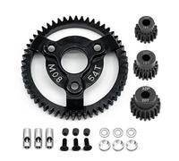 Para Traxxas Para Slash Para Stampede Para Rustler 4x4 Para VXL 6842 6843 3956 1/10 Engranaje Principal Acero Endurecido 32 Paso 0,8 M RC Accesorio De Coche RC(Size4)