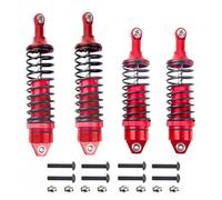 Para Traxxas Para Slash Para Stampede Para Rustler Para VXL vRally 4X4 1/10 RC Car Amortiguador Delantero Y Trasero De Metal Completo Amortiguador Rc(Red)