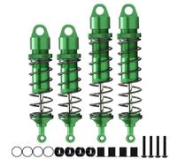 Para Traxxas Para Sledge 9660 9661 95076-4 1/8 4 Piezas Amortiguadores Delanteros Traseros De Aluminio Para Coche RC Camión Todoterreno Escala Accesorios RC(Green 4Pcs)
