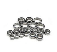 Para Traxxas Para Stampede 4x4 1/10 Kit Completo 20 Rodamientos Bolas Acero Sellados Con Goma Negra Preengrasados Monster Truck RC Piezas Rodamientos Rc