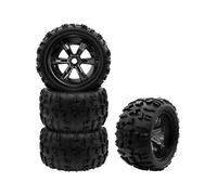 Para Traxxas Para Summit Para Arrma Para Kraton Para Outcast 4 Piezas 1/8 1/10 17 Mm Ruedas Y Neumáticos Hexagonales RC Repuestos Monster Truck Rc Orugas Neumáticos