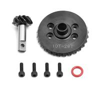 Para Traxxas Para Summit Para E-Revo Para E-Maxx T-Maxx Para Slash 4X4 XO-1 1/10 Juego Engranajes Piñón Diferencial En Espiral Helicoidal Acero 29T 10T RC Reemplazos Repuestos(2pcs)