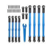 Para Traxxas Para Summit Para Revo 3.3 1/10 8 Piezas De Metal Para Varillas De Empuje Y Punteras Tensor 5319X 5338R Y Accesorios De Repuesto Para Coche RC. RC Barra Tracción(Blue)