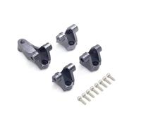 Para Traxxas Para TRX-4 1/10 4 Piezas Delanteras Eje Trasero Soporte De Amortiguador Inferior Suspensión Enlace Coche RC RC Recambios(Gray)