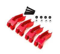 Para Traxxas Para TRX-4 82056-4 Código De Presión Aceite Ajustable Juego Soporte Amortiguador W3 Piezas Delanteras Traseras Accesorios RC Recambios(Red)