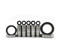 Para Traxxas Para TRX-4 8880 1/10 44 Piezas Kit Rodamientos Bolas 8892 Acero Negro Caucho Sellado 5196A Pistas Delanteras Traseras Actualización Coche RC Piezas Rodamientos Rc