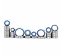 Para Traxxas Para TRX-4 Kit Cojinetes Eje Delantero Trasero Juego Bolas Total 27 Piezas Modelo Accesorio Reparación Ensamblaje Actualización Piezas Rodamientos Rc