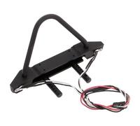 Para Traxxas Para TRX-4 Para Axial Para SCX10 Para SCX10 II 90046 Parachoques Delantero De Metal Con 2 Luces Accesorios De Actualización Para RC Crawler Car Paquete Luces Flash RC(Front)