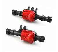 Para Traxxas Para TRX4 1/10 2 Piezas Carcasa Eje Delantero Y Trasero Metal Con Cubierta Diferencial 300 G Accesorios Coche RC Actualizaciones Reemplazos Accesorios coches RC(Black)