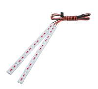 Para Traxxas Para TRX4 D90 Para Axial Para SCX10 1/8 1/10 Accesorios Para Coches RC Drift Car Para Chasis Lámparas De Luz Deslumbrante Lámpara De Destello Paquete Luces Flash RC(Red)