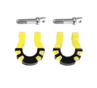 Para Traxxas Para TRX4 Para Axial Para Scx10 1/10 Coche Trepador Control Remoto Piezas Mejora 2 Uds Parachoques Anillo D Gancho Remolque Rojo Gancho De Rescate Repuestos Juguetes RC(Yellow)