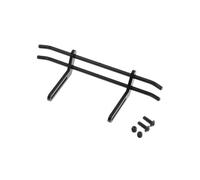 Para Traxxas Para Trx4 Para Axial Para Scx10 1/10 Parachoques Delantero Trasero De Metal Coche Trepador Control Remoto Piezas Mejora Accesorios Maquetas Parachoques RC(Silver,Rear)