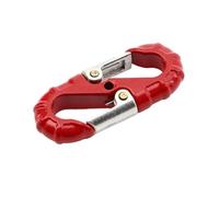 Para Traxxas Para TRX4 Para Axial Para Scx10 1/10 RC Crawler Control Remoto Piezas De Mejora Simulación De Metal Gancho De Remolque Gancho De Rescate Repuestos Juguetes RC(Red)