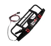 Para Traxxas Para Trx4 Para Axial Para Scx10 II 90046 1/10 Parachoques Delantero De Metal Con Cabrestante Sistema Control Remoto RC Crawler Rc Parachoques Piezas