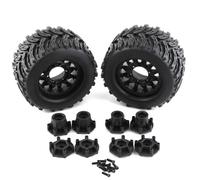 para Traxxas para TRX4 para Axial para SCX10 para HPI para HSP para Tamiya para Kyosho para Arrma para HOBAO 1/10 2 Uds Neumáticos para Cubo Rueda RC Accesorio Modelos RC