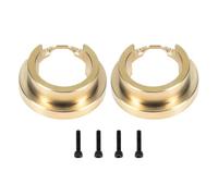 para Traxxas para TRX4 para TRX-4 para Defender para Bronco para TRX6 G63 1/10 2 Uds Cubierta De Portal Latón Pesas Piezas Mejora RC Piezas