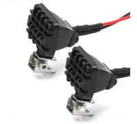 Para Traxxas Para TRX4 Para TRX6 Para Axial Para SCX10 III YK4082 Para Tamiya CC01 1/10 RC Crawler Car Faros De Techo Redondo Foco Con Soporte Paquete Luces Flash RC(H)