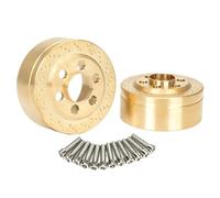 para Traxxas para Trx4 para Trx6 para Axial para Scx10 para Capra Rbx10 para Wraith 1/10 RC Car 2 Uds Piezas Mejora Pesas Freno Latón Piezas Automóviles RC