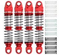 para Traxxas para TRX4M 1/18 52 Mm 4 Piezas Amortiguadores Delanteros Traseros Aluminio Accesorios Actualización Coche RC Crawler Amortiguador Ajustable RC