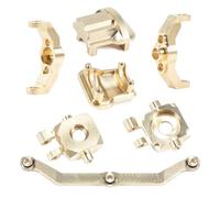 para Traxxas para Trx4m 1/18 RC Crawler Pesas Eje Latón Bloques Enlace Dirección Cubierta Diferencial Actualización Ruedas Piezas Modificadas Piezas Automóviles RC