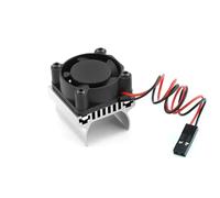 Para Traxxas Para TRX4M Para TRX-4M Para Defender Para Bronco 1/18 Disipador Calor Motor Ventilador Refrigeración Radiador Motor Piezas Carreras RC Mejoras(Silver)