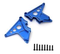 Para Traxxas Para UDR 1/7 2 Piezas Aleación De Aluminio Amortiguador Trasero Soportes Aros Torre Soporte Amortiguadores RC Recambios(Blue)