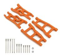 Para Traxxas Para VXL Para Slash 2WD Para Nitro Para Slash Para Rustler Para Raptor 1/10 Juego Brazo Suspensión Delantera Y Trasera Piezas Control Remoto RC Maquetas Componentes(Orange)