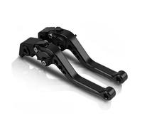 Para TRIUMPH 765 Street Triple R 2017 2018 2019 Varilla De Freno Palanca Embrague Ajustable Manija Freno de Mano delantera(All black)