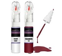 Para TRIUMPH CARNIVAL RED CU + kit de reparación de pintura de retoque de capa transparente