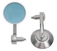 Para Triumph Para Bonneville T100 T120 Para Street Para Twin Motocicleta Retrovisores Azul HD Antideslumbrantes Espejos Laterales retrovisor plegable moto(B silver)