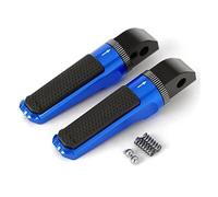 Para Triumph Para Daytona 675 2009-2017 675R Para Bonneville T100 120 Para SCRAMBLER 1200XC Apoyapiés Traseros Pasajero Pedales Reposapiés Estriberas(AZUL)